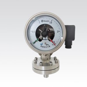 Differential Pressure Gauge Manometer with Limit Switch